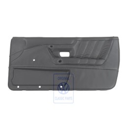 Genuine VW Door Panel Trim (Leather) Black - 535867012H 1BX