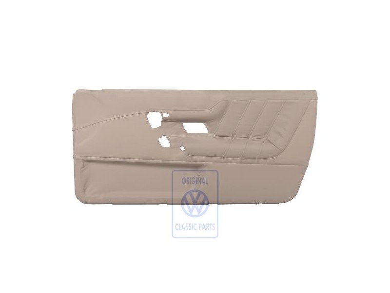 Genuine VW Door Panel Trim (Leather) Light Beige - 535867012R Q08