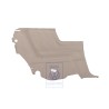 Genuine VW Side Panel Trim (Leather) Light Beige - 535867035F Q08