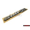 Genuine VW GOLF GTI Rear Boot Badge Emblem Chrome - 1H6853687ADZ10