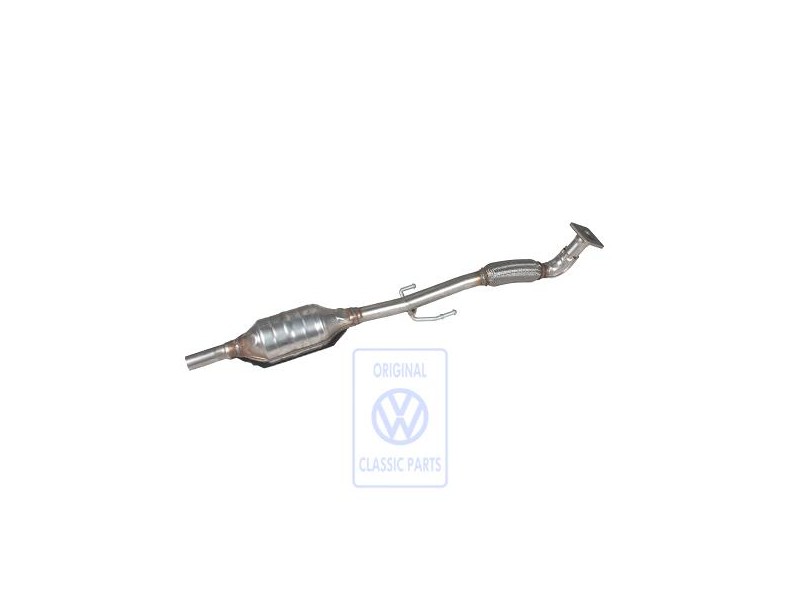 Genuine VW Exhaust Pipe With Catalyst - 6X0253058DX