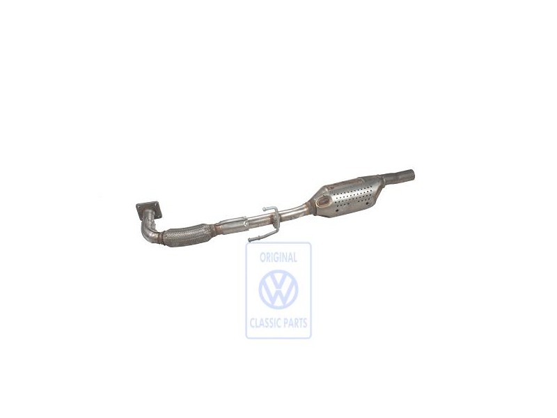 Genuine VW Exhaust Pipe With Catalyst - 6X0253058HX