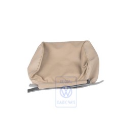 Genuine VW Head Restraint Cover (Leather) Light Beige - 535881921E Q08