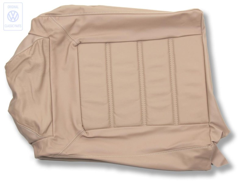 Genuine VW Backrest Cover (Leather/Leatherette) Light Beige - 535885805G AUM