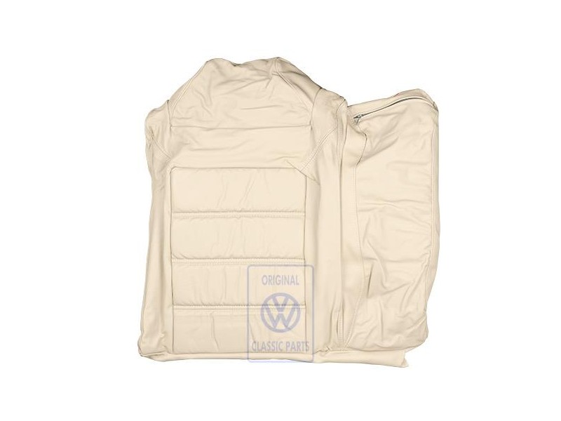 Genuine VW Backrest Cover (Leather/Leatherette) Light Beige - 535885806M AUM