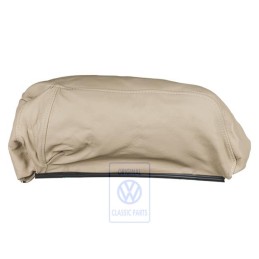 Genuine VW Arm-Rest Cover (Leather) Light Beige - 535885851A Q08