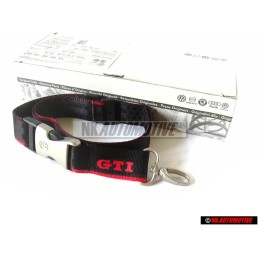 Genuine VW GTI Collection Lanyard Black Red - 000087610R FWC