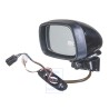 Genuine VW Exterior Mirror (Convex) (Electric Adjustment) Black - 536857501A QV1