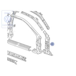 Genuine VW Reinforcement For A-Pillar - 535809622C
