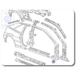 Genuine VW Sectional Part - A-Pillar - 535809840A