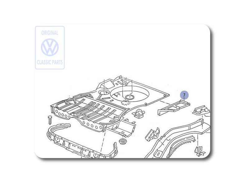 Genuine VW Cross Panel - 535813221A