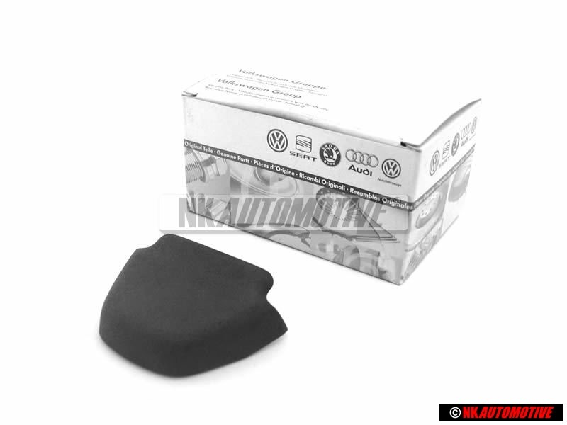Genuine VW Safety Belt Cover Cap Satin Black - 165857719 01C