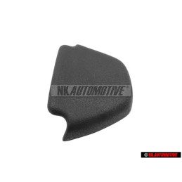 Genuine VW Safety Belt Cover Cap Satin Black - 165857719 01C