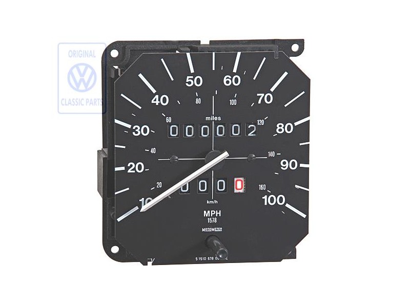Genuine VW Speedometer With Mile Trip Recorder - 861957023G