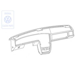 Genuine VW Dashboard Black - 535857003H 4FB