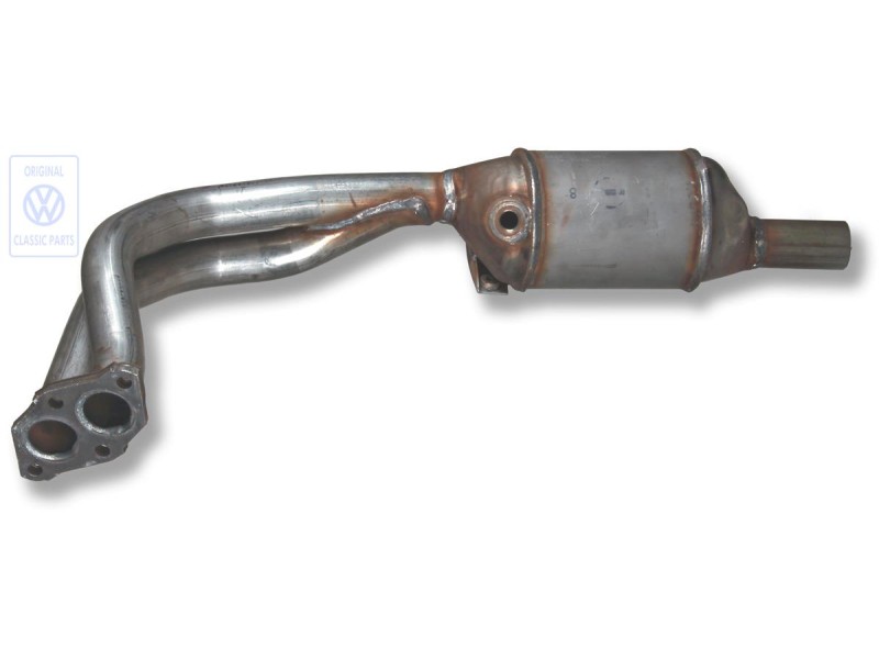 Genuine VW Exhaust Pipe With Catalyst - 871253208 X