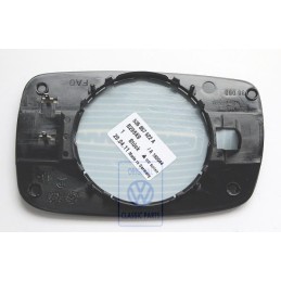 Genuine VW Mirror Glass (Convex) With Carrier Plate - 535857522A