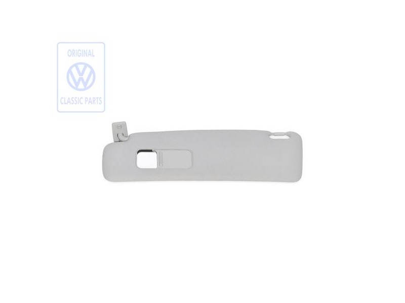 Genuine VW Sun Visor With Mirror And Cover Grey - 535857551 A77
