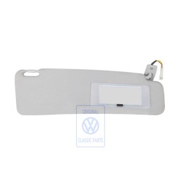 Genuine VW Sun Visor With Illuminated Mirror Grey - 535857552 A77