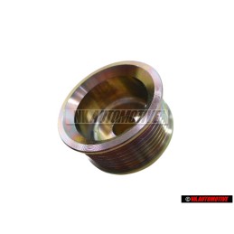 Genuine VW Poly V-Belt Pulley - 028903119H
