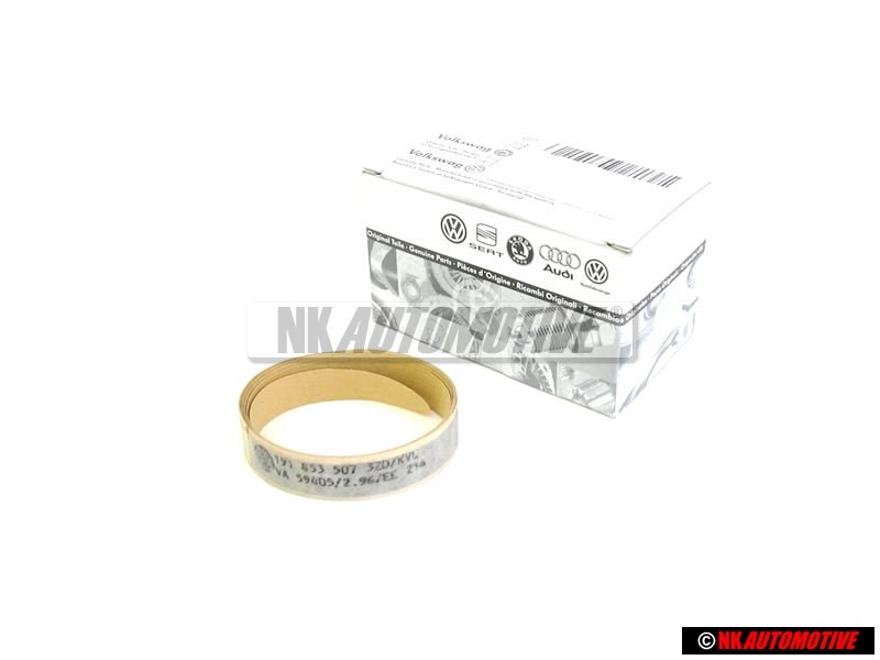 Genuine VW Trim Strip For Fender Dark Grey Metallic - 191853507 3ZD