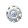 Genuine VW Hub Cap Bright Silver/Blue/White - 1C0601147D HRN