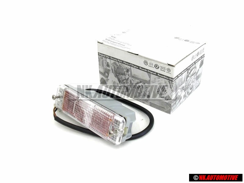 Genuine VW Front Repeater Indicator Light Clear White - 191953055