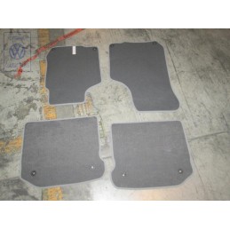 Genuine VW 1 Set Foot Mats Flannel Grey - 1J2863011G HZG