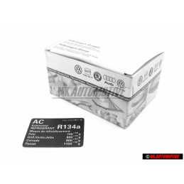 Genuine VW Caution Sticker Air Conditioning Refrigerant R134A - 1H0010087Q