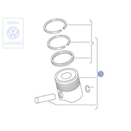 Genuine VW Piston Complete - 027107065
