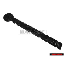 Genuine VW VOLKSWAGEN Rear Boot Badge Emblem Black - 253853685