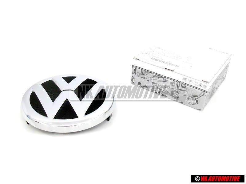 Genuine VW Front Grill Badge Emblem Chrome - 2H0853601A ULM