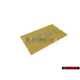 Genuine VW Rear Boot Badge Emblem TSI Chrome Red S Red I - 3AA853675A GQF