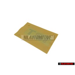 Genuine VW Rear Boot Badge Emblem TSI Chrome Red S Red I - 3AA853675A GQF