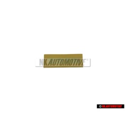 Genuine VW Rear Boot Badge Emblem 2.0 TDI Chrome Red - 3AA853675F GQF