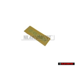 Genuine VW Rear Boot Badge Emblem 2.0 TDI Chrome Red - 3AA853675F GQF