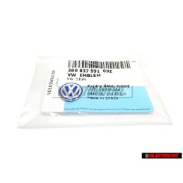 Genuine VW Badge Logo Sign Emblem Flip Key Keyfob Blue White - 3B0837891 09Z