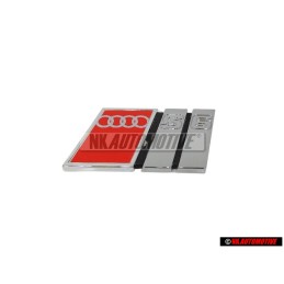 Genuine Audi S6 Sedan Rear Boot Badge Emblem - 4A5853735E 2ZZ