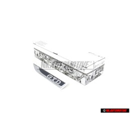 Genuine VW GTD Front Fender Badge Emblem Left - 5G0853688N CMT