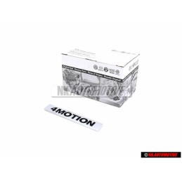 Genuine VW 4MOTION Rear Boot Trunk Badge Emblem Chrome - 5K0853675S FXC