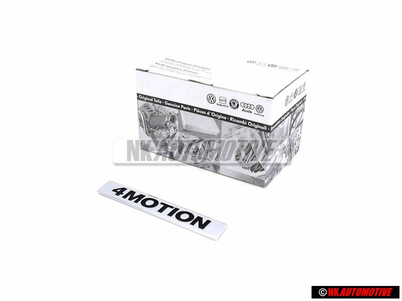 Genuine VW 4MOTION Rear Boot Trunk Badge Emblem Chrome - 5K0853675S FXC