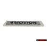 Genuine VW 4MOTION Rear Boot Trunk Badge Emblem Chrome - 5K0853675S FXC