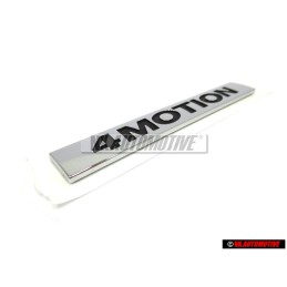 Genuine VW 4MOTION Rear Boot Trunk Badge Emblem Chrome - 5K0853675S FXC