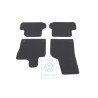 Genuine VW 1 Set Foot Mats Titanium Black/Black/Sioux - 5C1863011E AMQ