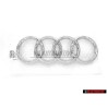 Genuine Audi Rings Front Grill Badge Emblem Chrome - 8D0853605