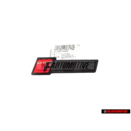 Genuine Audi RS5 Front Grill Badge Emblem Black Red - 8W6853736G T94
