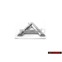 Genuine Audi A Rear Boot Badge Emblem Chrome - 4D0853741 2ZZ