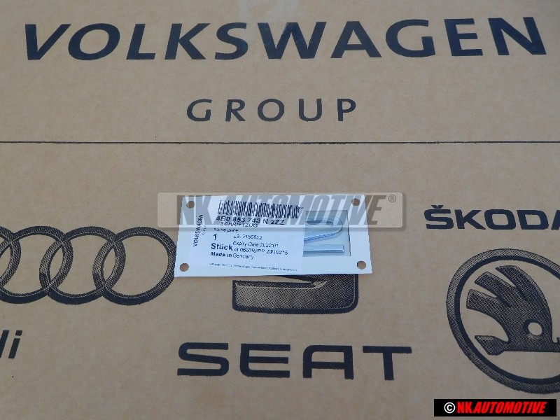 Genuine Audi 4.2 Rear Boot Badge Emblem Chrome - 4B0853743N 2ZZ