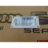 Genuine Audi 3.7 Rear Boot Badge Emblem Chrome - 4B0853743M 2ZZ