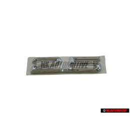 Genuine Audi 2.5 Rear Boot Badge Emblem Chrome - 4A9853743E 2ZZ